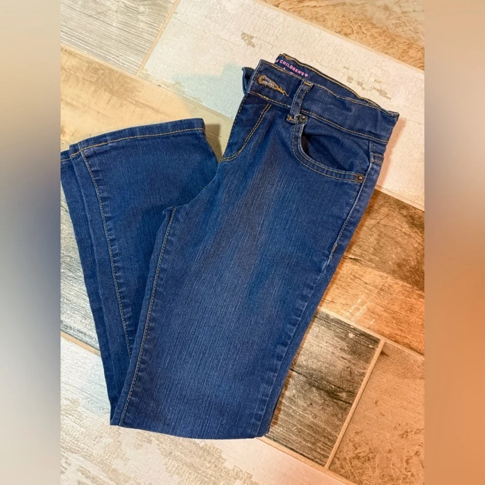 The Children's Place girl’s Deep Blue Boot Cut Jeans